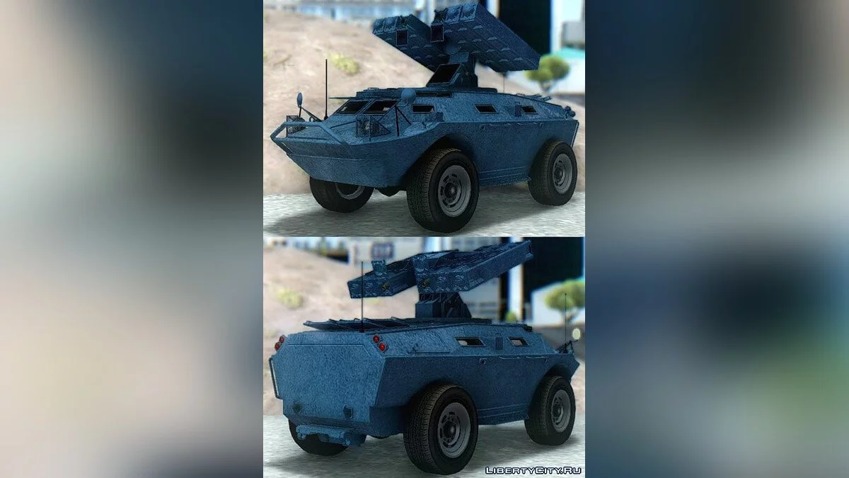GTA V HVY APC Missile Lancher Amphibius / GTA San Andreas
