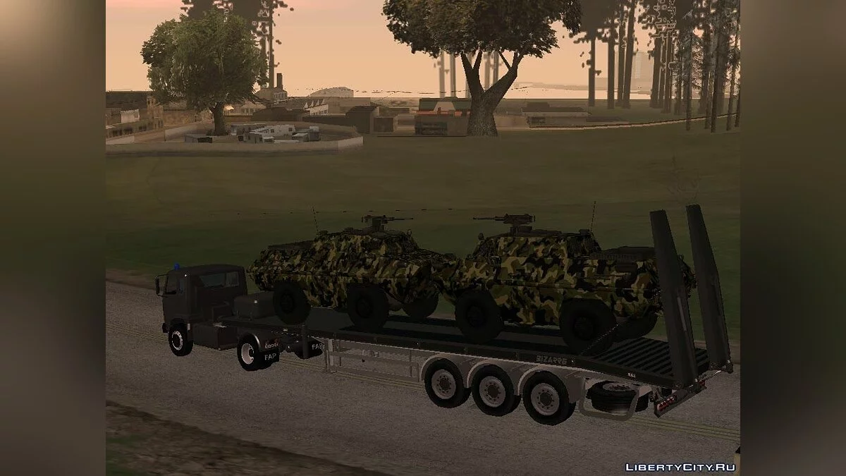 FAP Vojno Vozilo + BOV trailer / GTA San Andreas