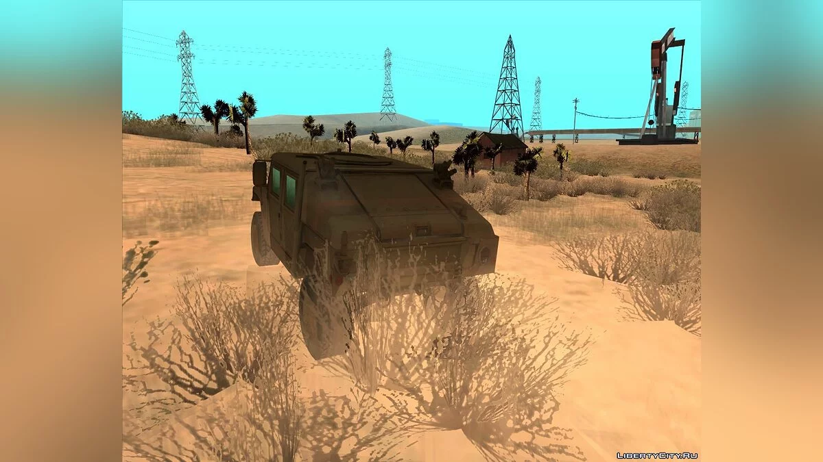B.S.A.A. Humvee из Resident evil 5 / GTA San Andreas