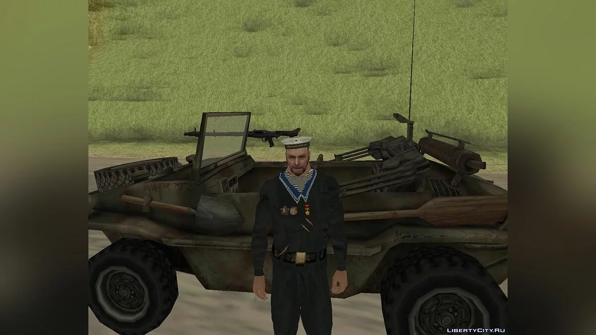 Schwimmwagen - Плавающий автомобиль / GTA San Andreas