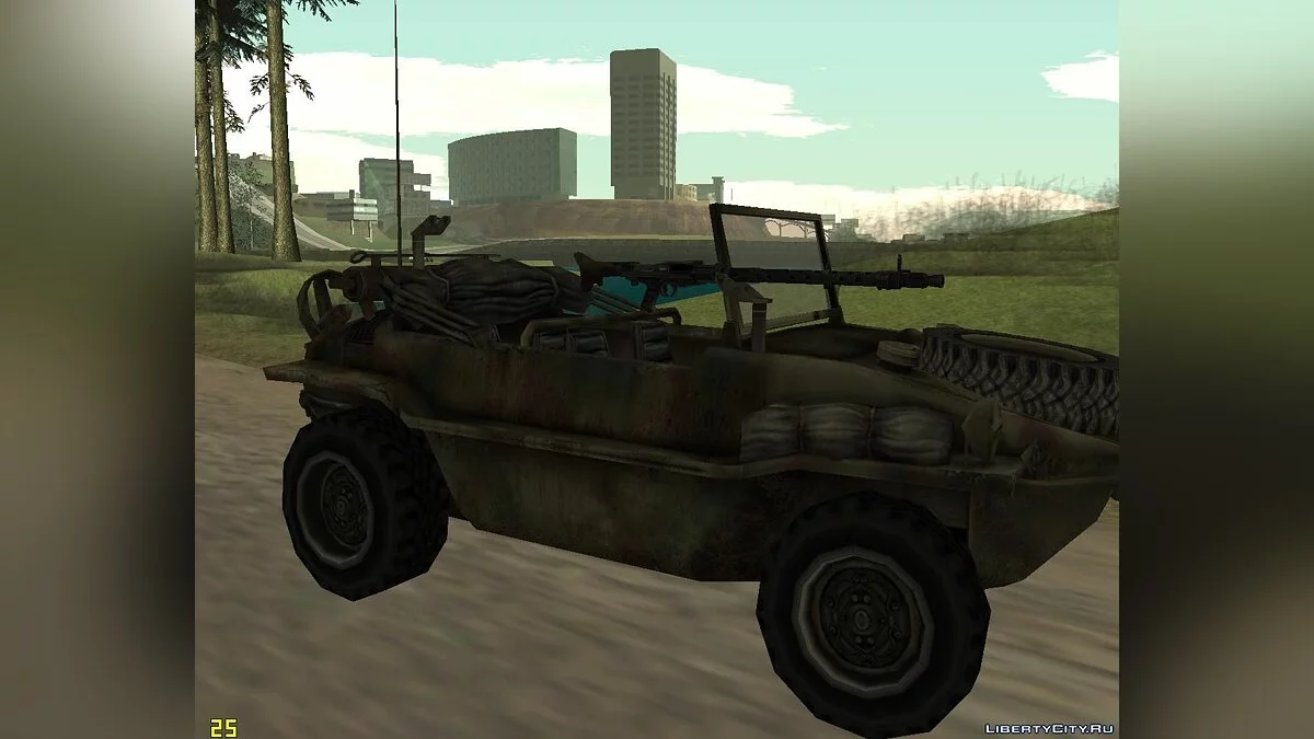 Schwimmwagen - Плавающий автомобиль / GTA San Andreas