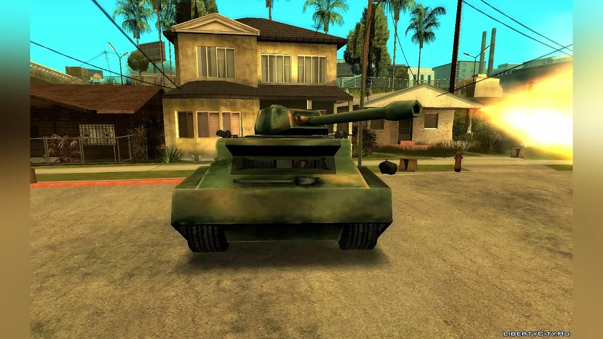 Танк из GTA Vice City в San Andreas стиле / GTA San Andreas