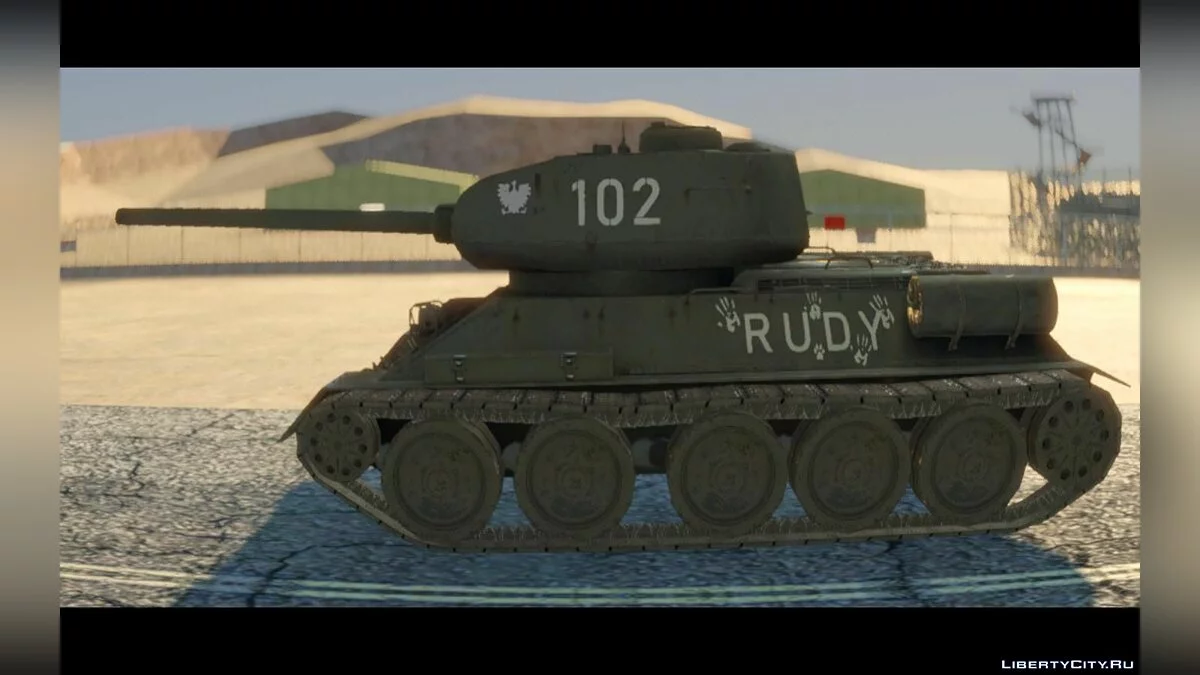 T-34-85 - Rudy 102 / GTA San Andreas