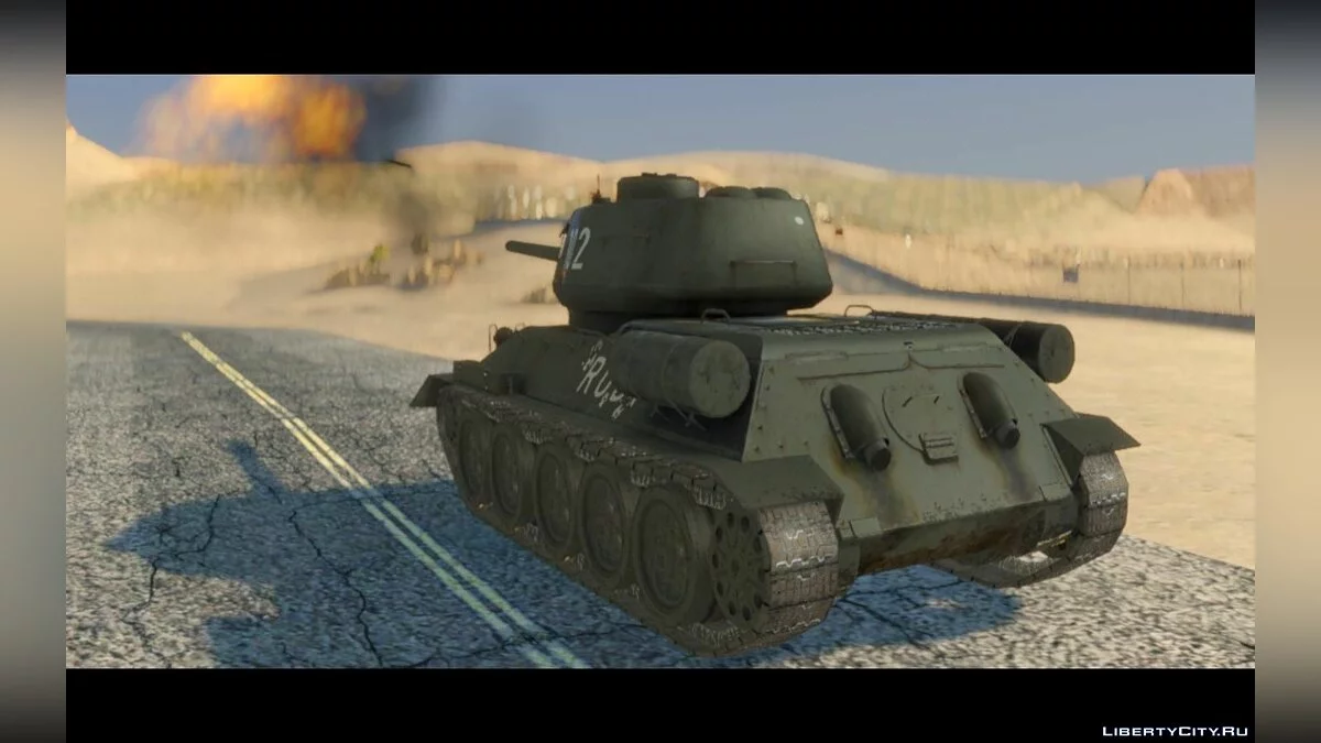 T-34-85 - Rudy 102 / GTA San Andreas
