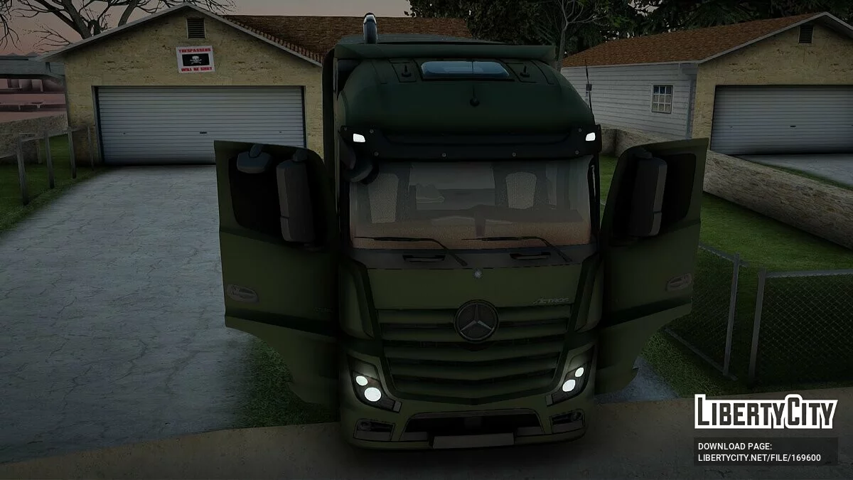 Mercedes-Benz Actros Mp4 6x6 / GTA San Andreas