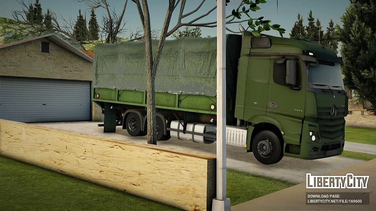 Mercedes-Benz Actros Mp4 6x6 / GTA San Andreas