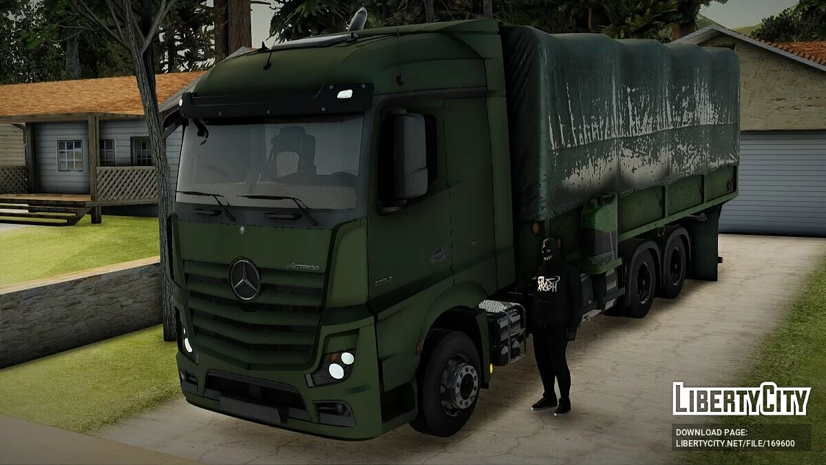 Mercedes-Benz Actros Mp4 6x6 / GTA San Andreas