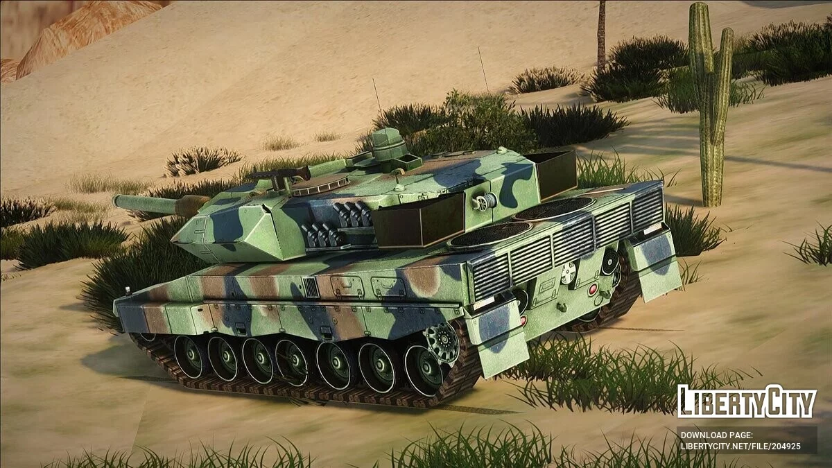 Leopard 2A5 из Wargame: Red Dragon / GTA San Andreas