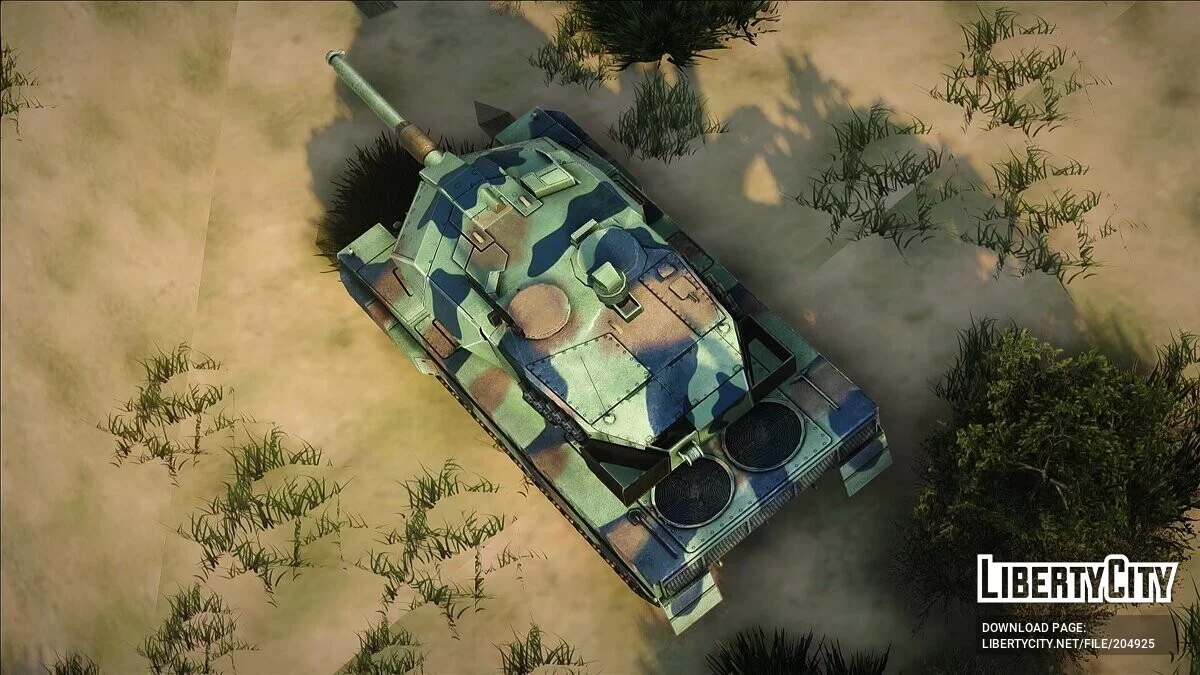 Leopard 2A5 из Wargame: Red Dragon / GTA San Andreas