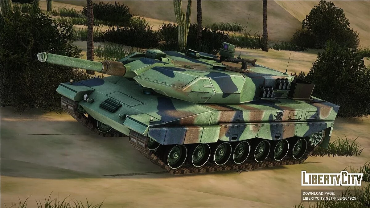 Leopard 2A5 из Wargame: Red Dragon / GTA San Andreas