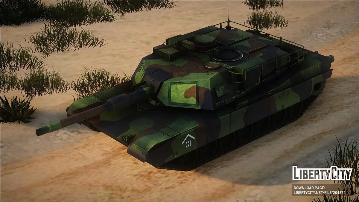 M1A1HA Abrams из Wargame: Red Dragon / GTA San Andreas