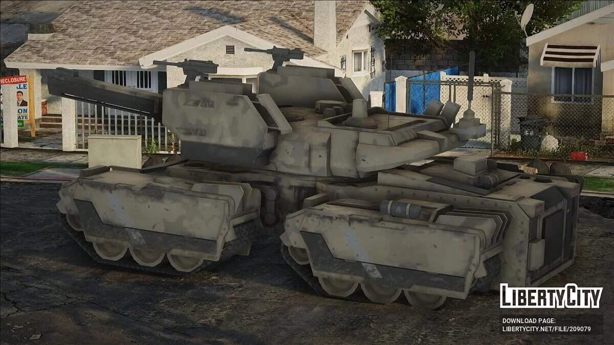 FT101 Main Battle Tank from Call of Duty: Advanced Warfare / GTA San Andreas