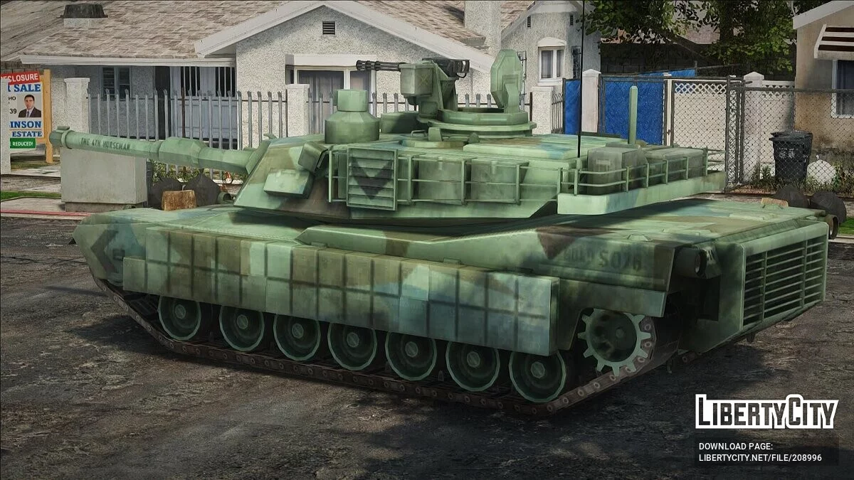 M1A2 Abrams из Mercenaries 2: World in Flames / GTA San Andreas