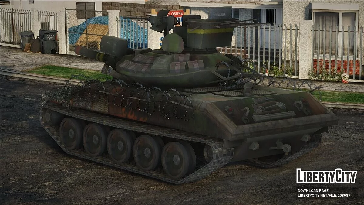 M551 Sheridan из Mercenaries 2: World in Flames / GTA San Andreas