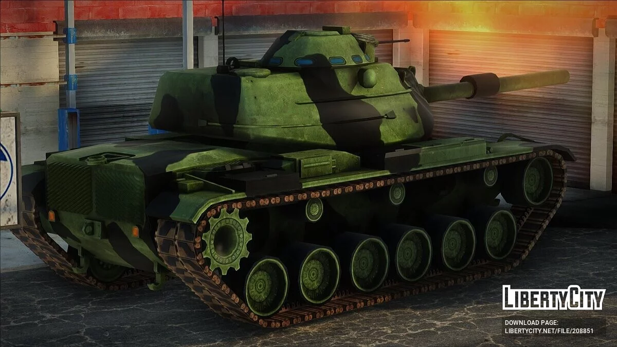 M60A1 RISE Patton из Wargame: Red Dragon / GTA San Andreas