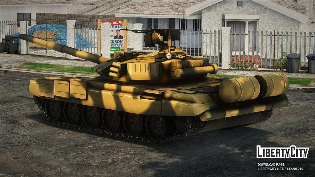 T-90S из Wargame: Red Dragon / GTA San Andreas