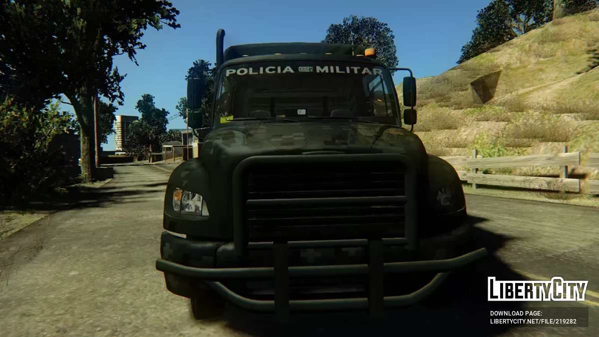 Camion Freightliner M2 Policia Militar Mexico / GTA San Andreas