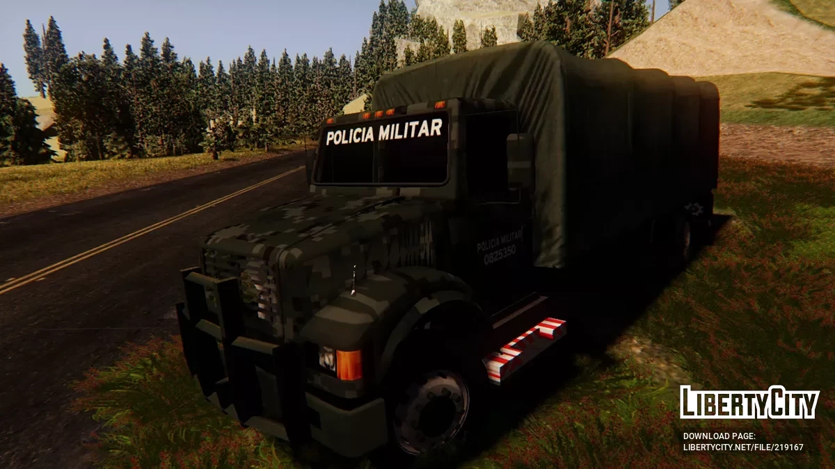 Camion International Policia Militar / GTA San Andreas