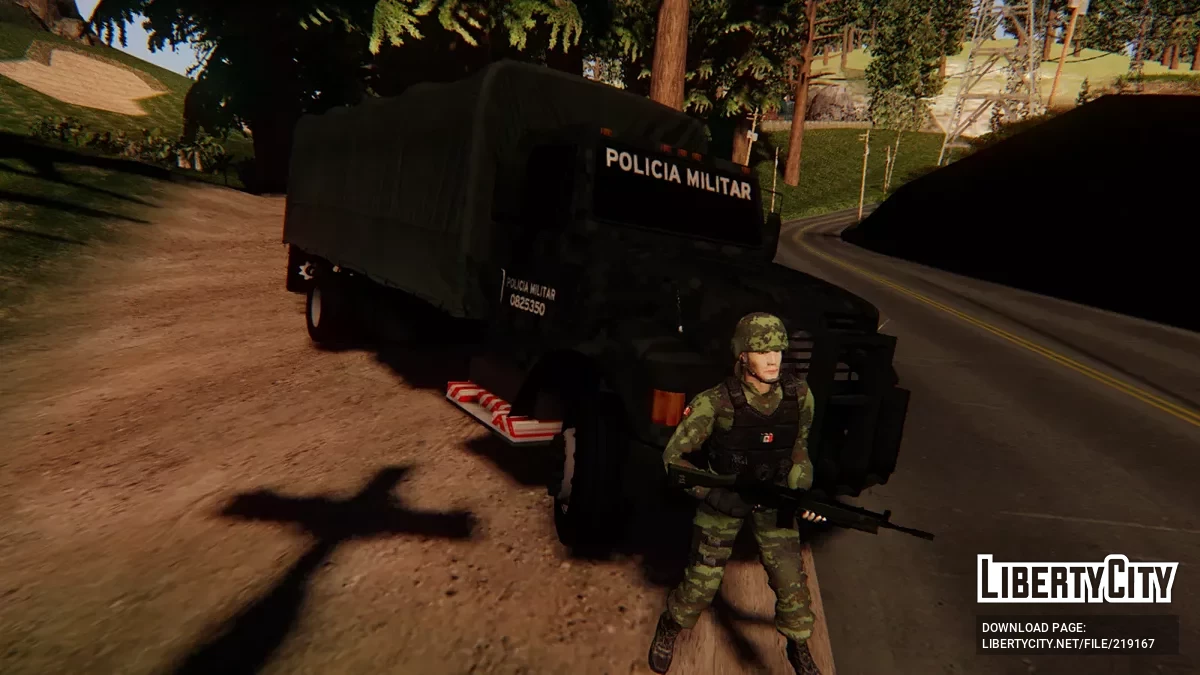 Camion International Policia Militar / GTA San Andreas