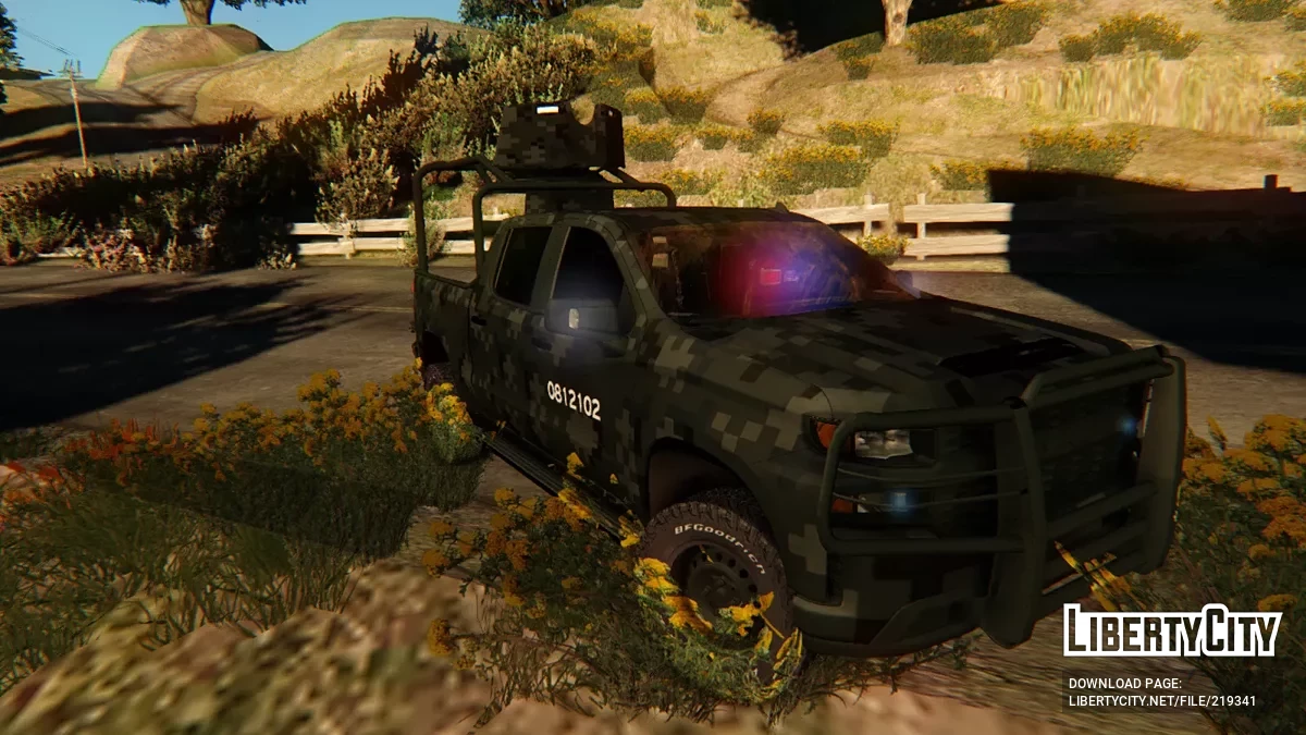 Chevrolet Silverado 2020 Sedena Cromatica Bosque / GTA San Andreas