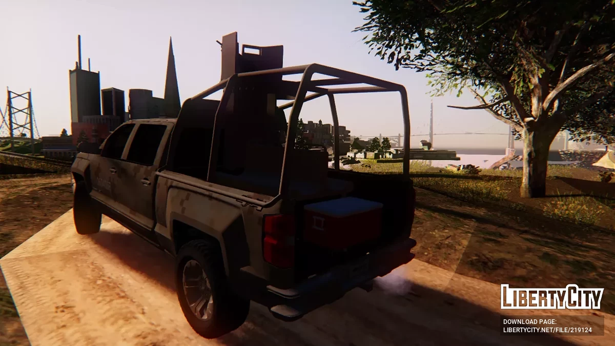 Chevrolet Silverado Desertica SEDENA con Blindaje / GTA San Andreas