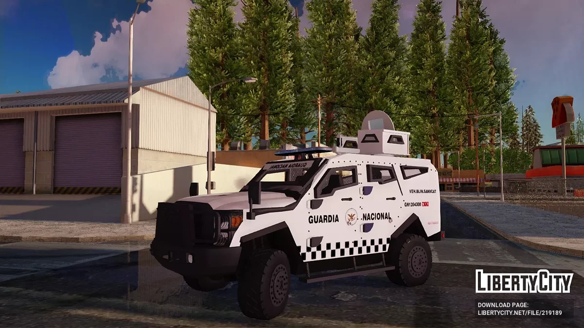Vehículo Blindado SandCat de la Guardia Nacional / GTA San Andreas