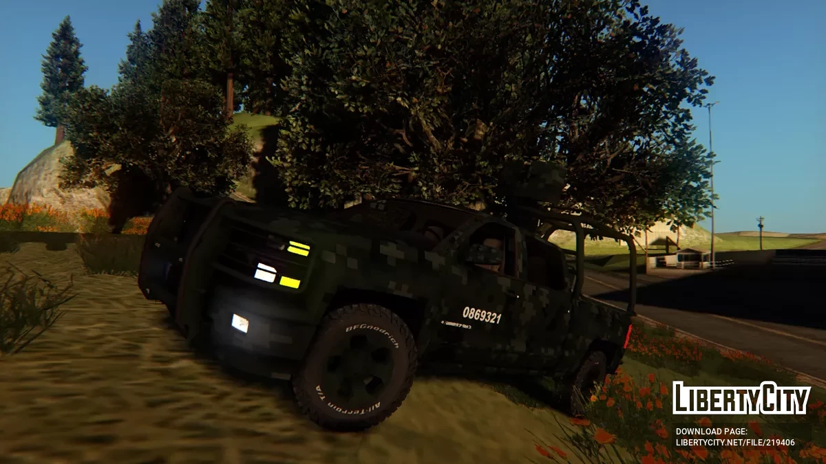Chevrolet Silverado Cheyenne 2014 Ejército Mexicano / GTA San Andreas