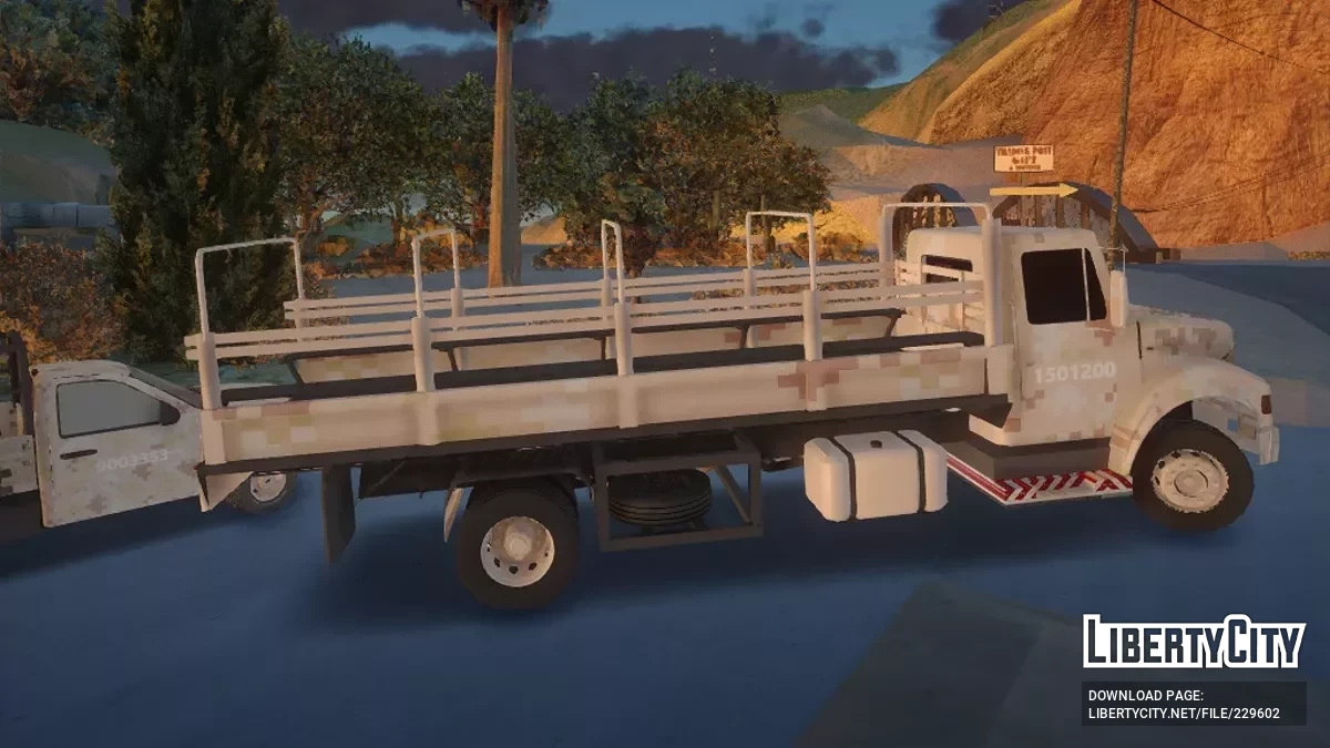 Camion International Ejercito Mexicano Desierto / GTA San Andreas