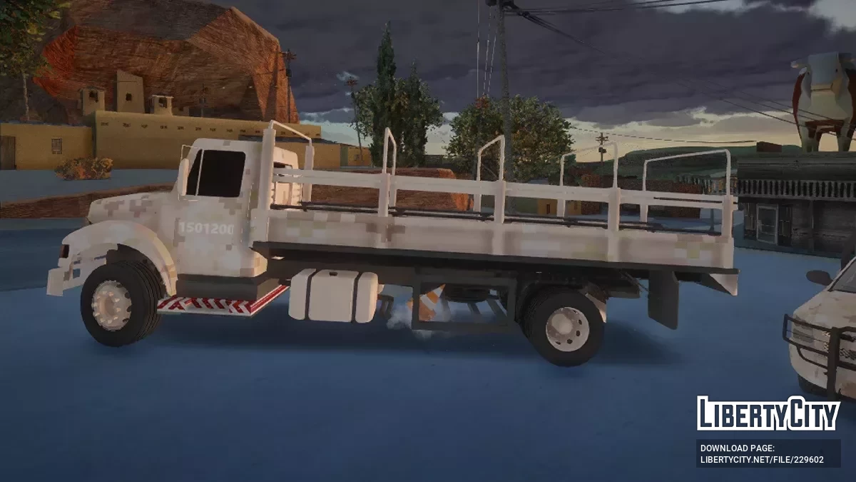Camion International Ejercito Mexicano Desierto / GTA San Andreas