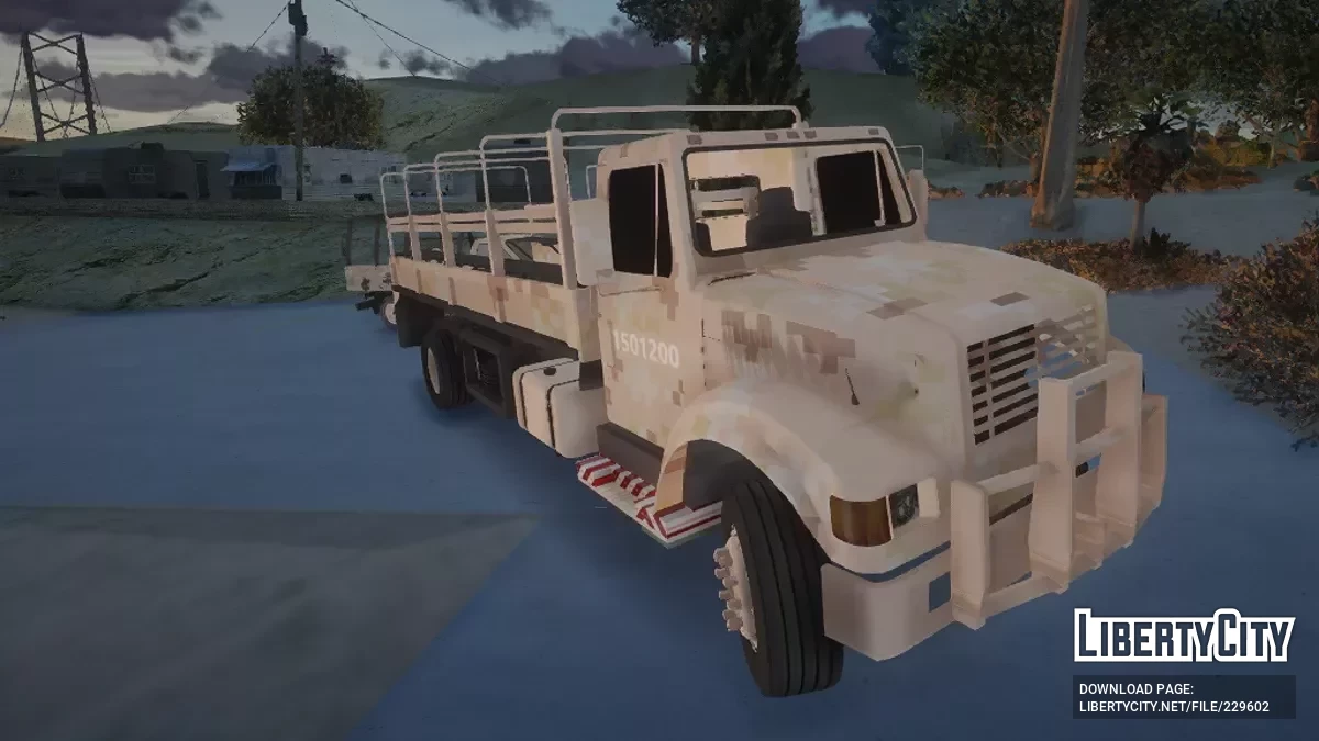 Camion International Ejercito Mexicano Desierto / GTA San Andreas