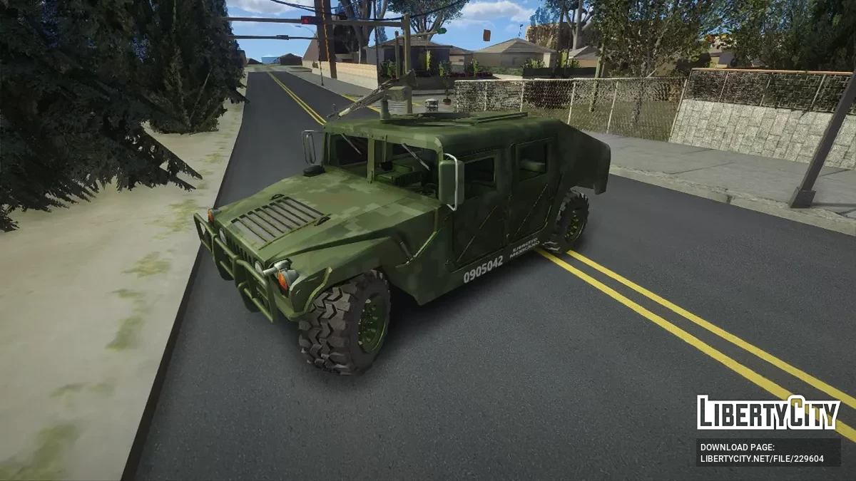 Humvve Ejercito Mexicano Bosque / GTA San Andreas