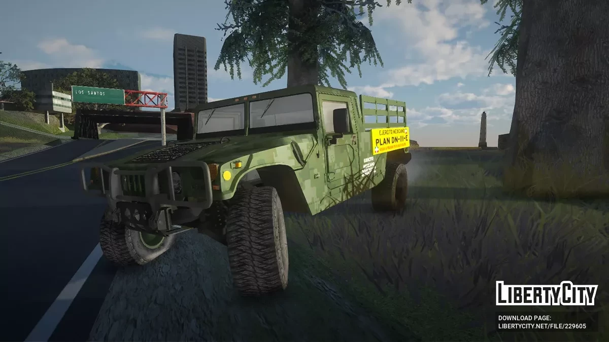 Humvve Transporte Ejercito Mexicano Bosque / GTA San Andreas