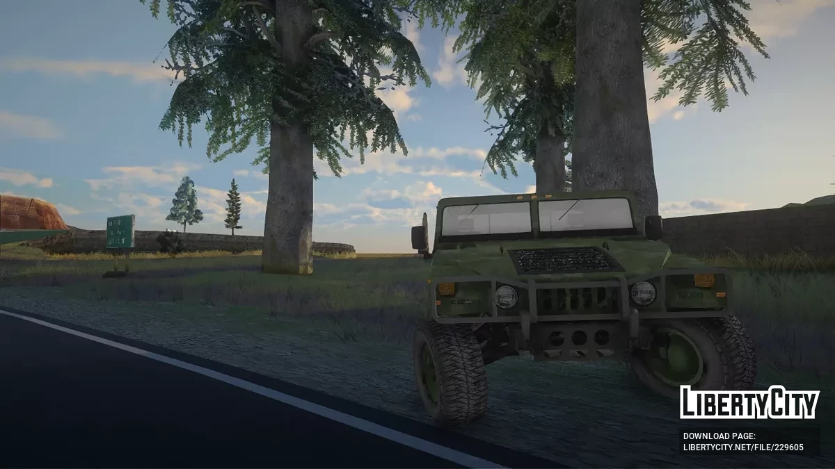 Humvve Transporte Ejercito Mexicano Bosque / GTA San Andreas
