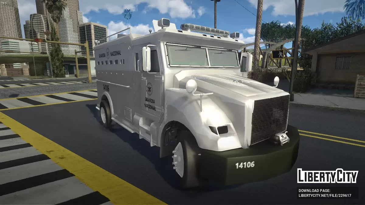 Vehiculo Blindado Rino Guardia Nacional / GTA San Andreas