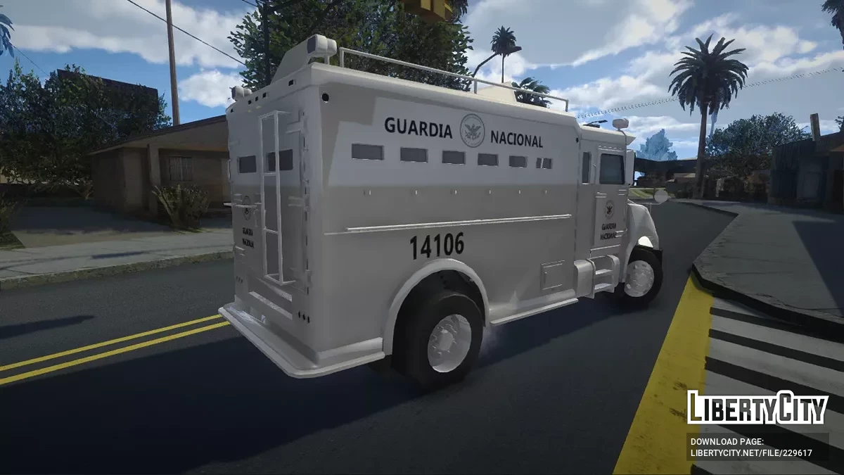 Vehiculo Blindado Rino Guardia Nacional / GTA San Andreas