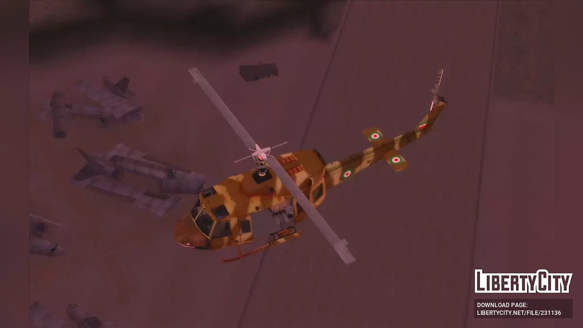 Bell 214 IRIAF (Islamic Republic of Iran Air Force) / GTA San Andreas