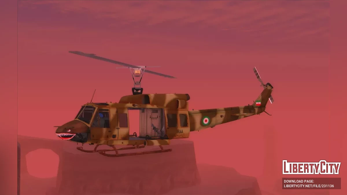 Bell 214 IRIAF (Islamic Republic of Iran Air Force) / GTA San Andreas