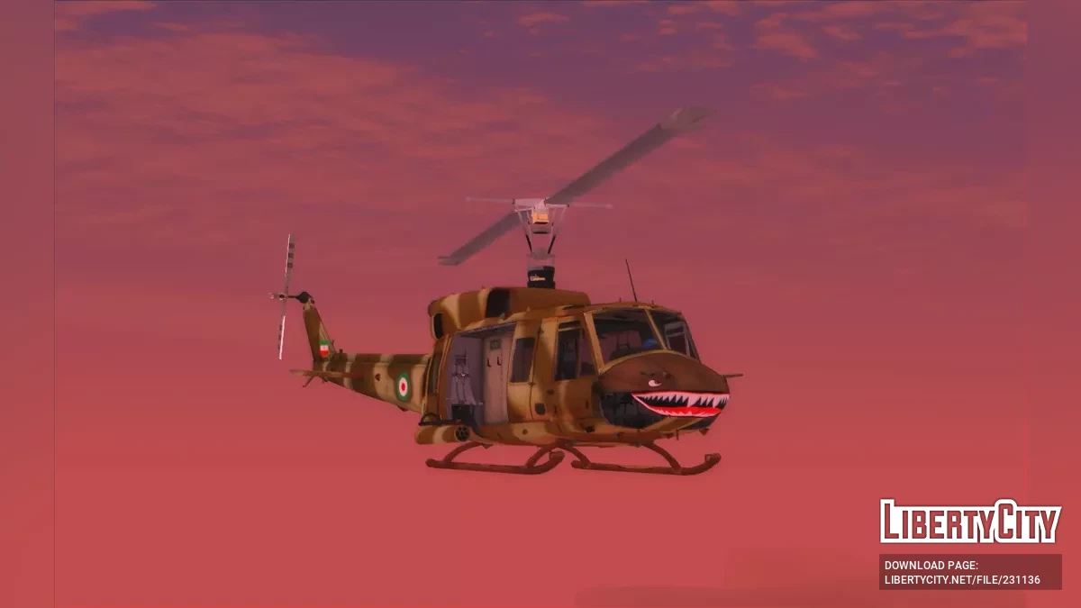 Bell 214 IRIAF (Islamic Republic of Iran Air Force) / GTA San Andreas