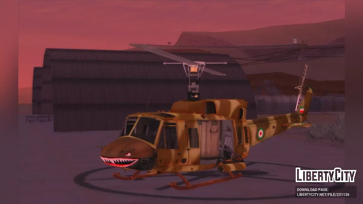 Bell 214 IRIAF (Islamic Republic of Iran Air Force) / GTA San Andreas