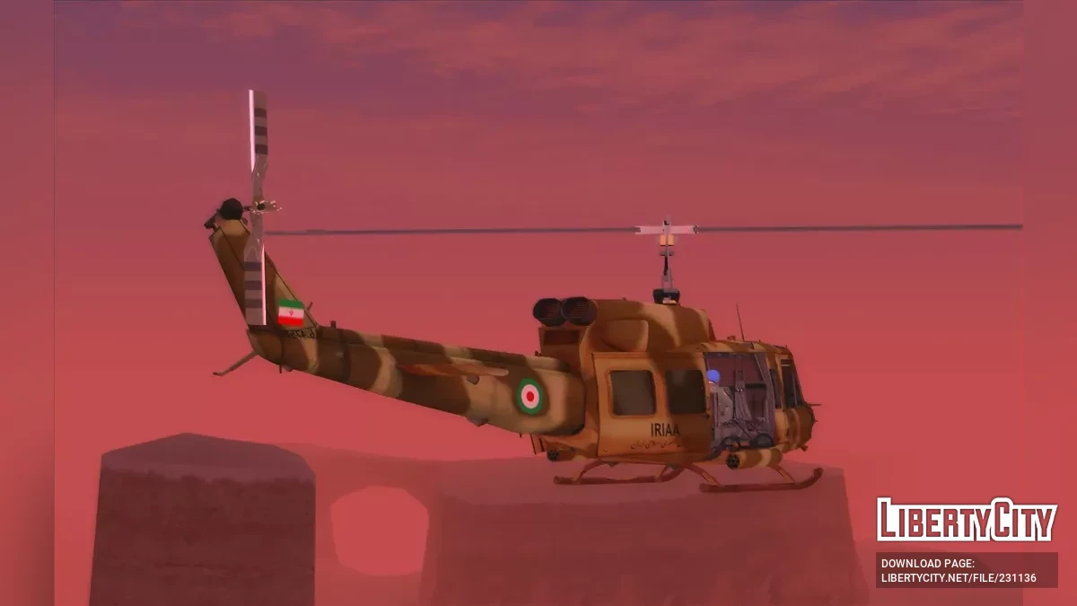 Bell 214 IRIAF (Islamic Republic of Iran Air Force) / GTA San Andreas