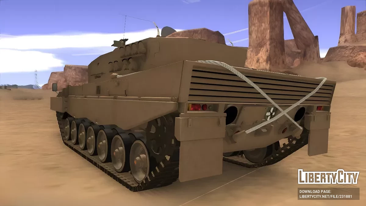 Leopard 2A4CH Ejercito de Chile / GTA San Andreas