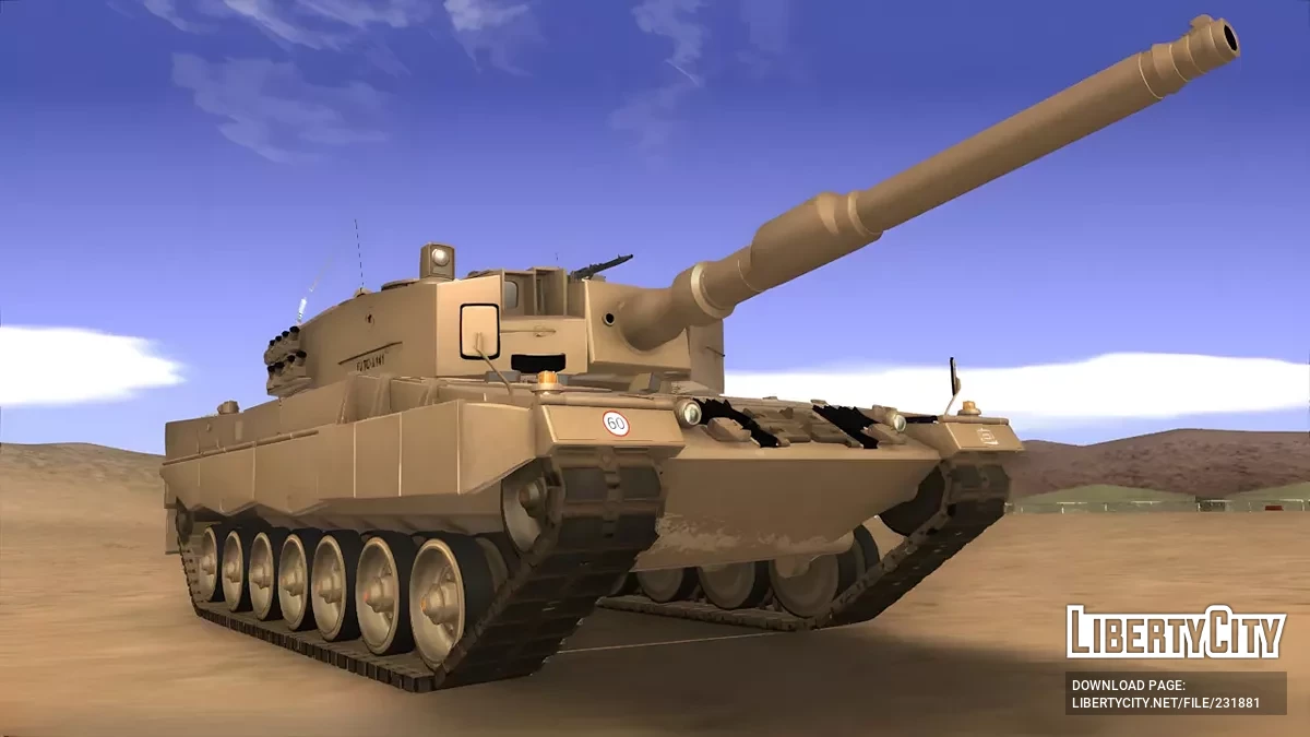Leopard 2A4CH Ejercito de Chile / GTA San Andreas