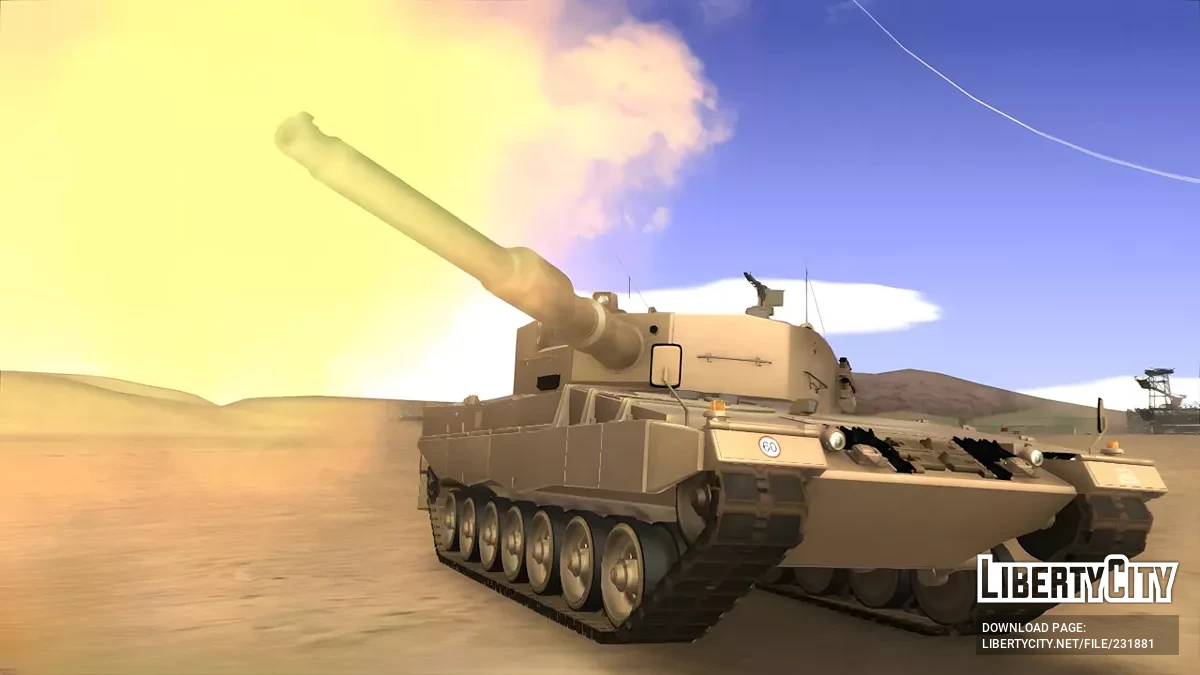 Leopard 2A4CH Ejercito de Chile / GTA San Andreas