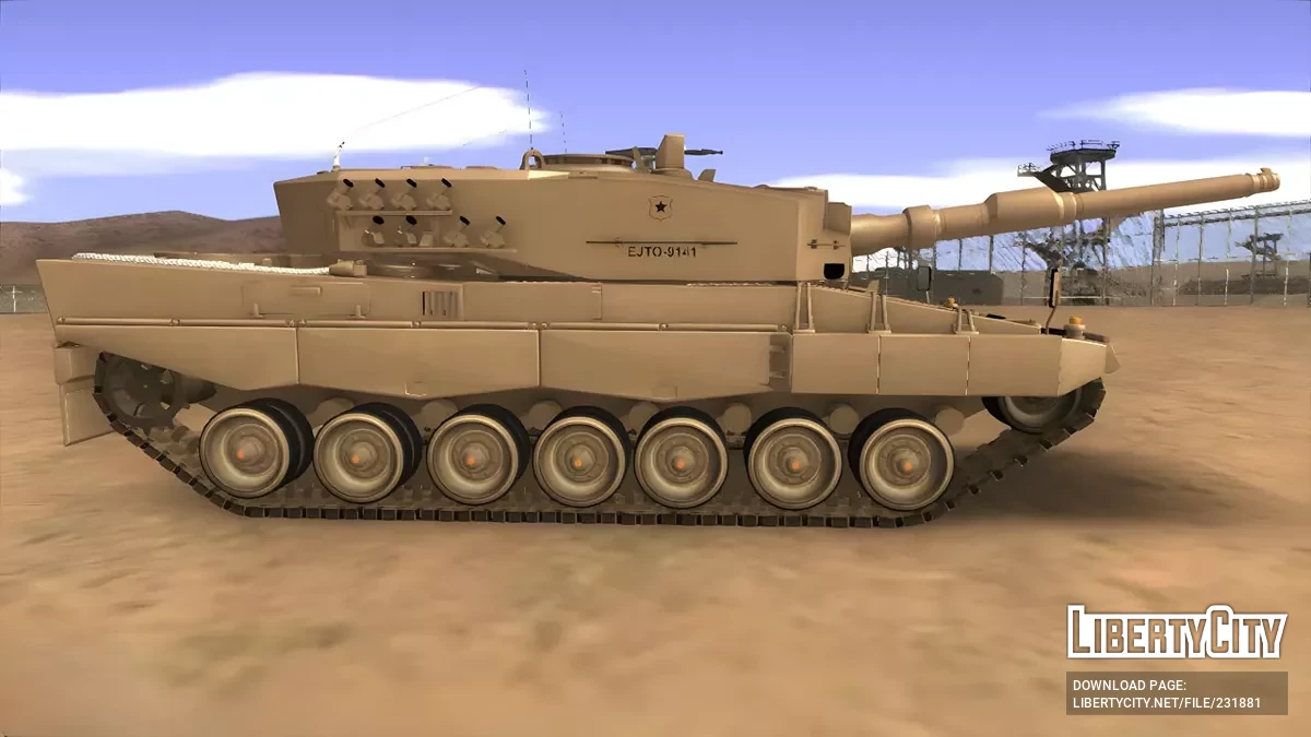 Leopard 2A4CH Ejercito de Chile / GTA San Andreas