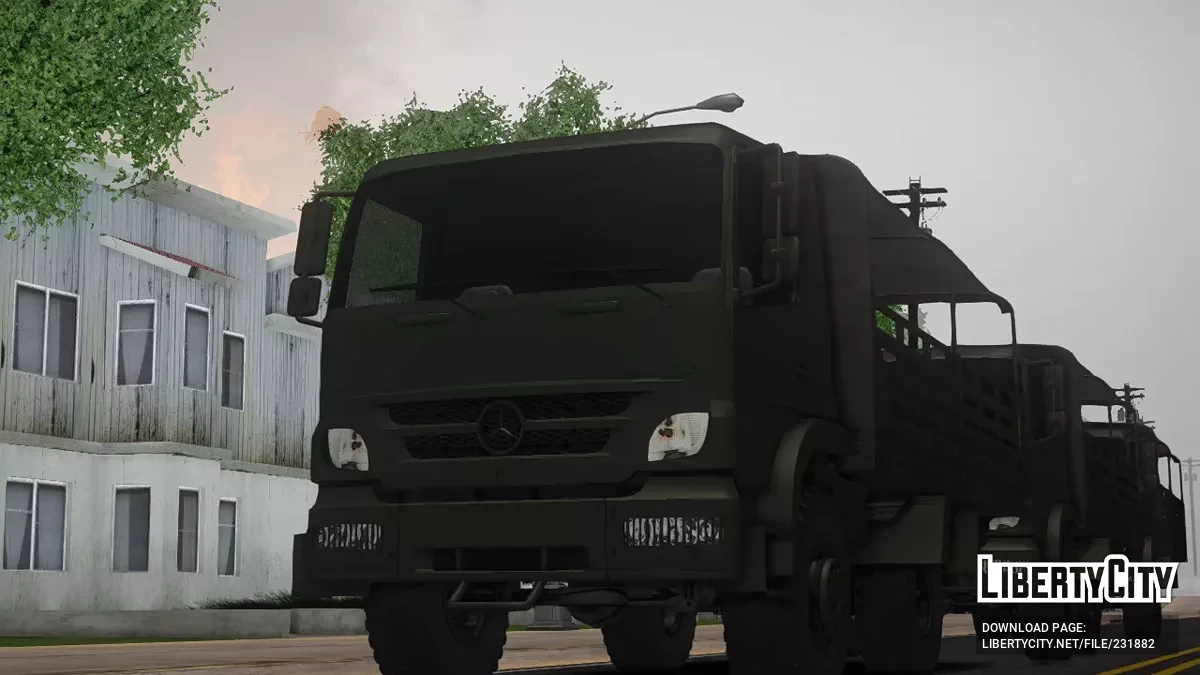 Mercedes-Benz Atego III Ejército de Chile / GTA San Andreas