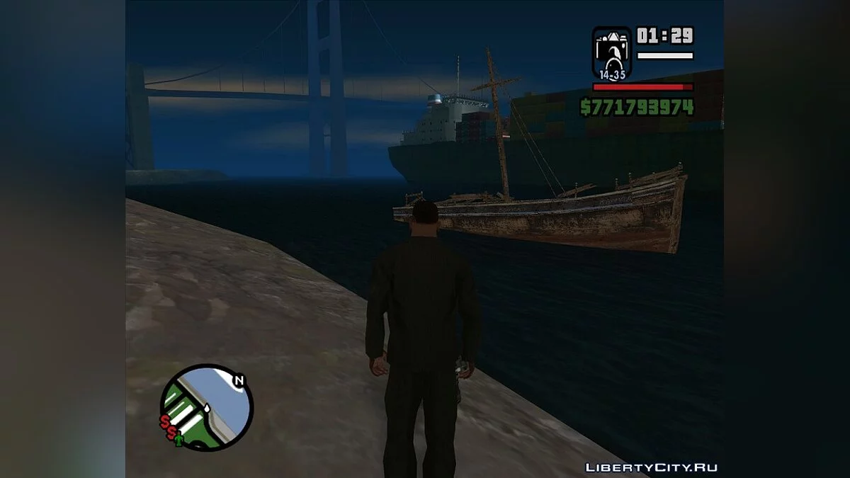 Затонувшая лодка из Resident Evil 5  / GTA San Andreas