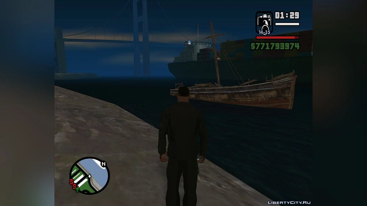 Затонувшая лодка из Resident Evil 5  / GTA San Andreas