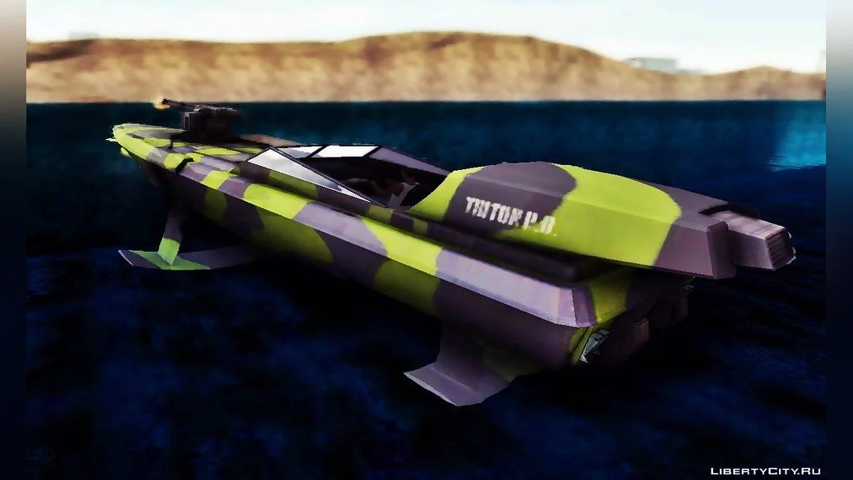 Triton Patrol Boat from Mercenaries 2: World In Flames / GTA San Andreas