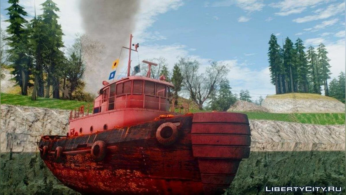 GTA V Buckingham Tug Boat / GTA San Andreas