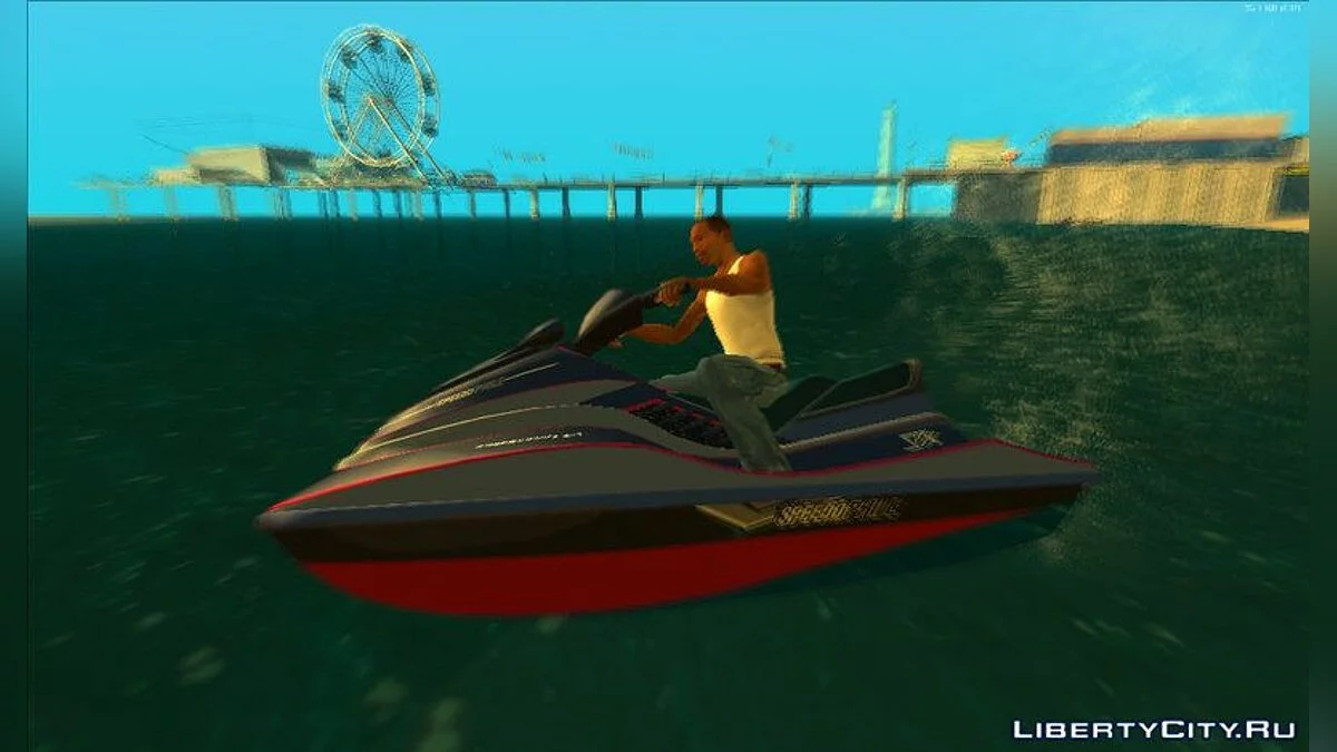 Speedophile Seashark (яхта) из GTA 5 / GTA San Andreas